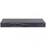 Switch Dahua Gigabit Ethernet CS4220-16GT-135, 16 Puertos PoE 10/100Mbps + 2 Puertos SFP, 40 Gbit/s, 135W, 8000 Entradas - Administrable - Imagen adicional 1