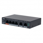 Switch Dahua CS4006-4ET2ET-60, 6 Puertos Fast Ethernet 10/100 4 x PoE 65W, 0.89 Gbit/s, 8000 Entradas, Administrado - Imagen adicional 1