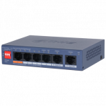 Switch Dahua DH-CS4006-4ET2GT-60, 6 Puertos Gigabit Ethernet 10/100/1000 4 x PoE+ 60W, 12 Gbit/s, 2000 Entradas, No Administrado