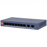 Switch Dahua DH-CS4010-8ET2GT-60, 10 Puertos Gigabit Ethernet 10/100/1000 8 x PoE 60W, 5.6 Gbit/s, 8000 Entradas, Administrado