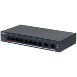 Switch Dahua Gigabit Ethernet DH-CS4010-8GT-110 8 Puertos PoE 10/100/1000 + 2 Puertos Uplink, 20Gbit/s, 8000 Entradas - Administrable