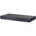 Switch Dahua Gigabit Ethernet DH-CS4218-16ET-135, 16 Puertos 10/100 (PoE) + 2 Puertos 10/100/1000 + 2 Puertos SFP, 135W, 7.2Gbit/s, 8000 Entradas - Administrable - Imagen adicional 2