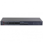 Switch Dahua Fast Ethernet CS4226-24ET-240, 24 Puertos PoE 10/100Mbps + 2 Puertos SFP, 8.8Gbit/s, 265W, 8000 Entradas - Administrable