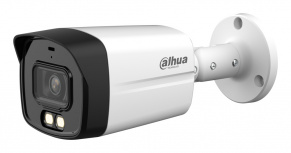 Dahua Cámara de Seguridad CCTV Bullet para Interiores/Exteriores DH-HAC-HFW1809TLM-A-LED, Alámbrico, 3840x2160 4K Ultra HD, Día/Noche