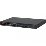 Switch Dahua Gigabit Ethernet DH-S4228-24GT-240, 24 Puertos PoE + 2 Puertos 10/100/1000Mbps + 2 Puertos SFP, 56 Gbit/s - Administrable