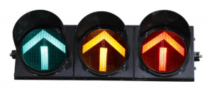 Dahua Flechas Directoras FX300-3H-I3022HSA, 3 Caras, Rojo/Amarillo/Verde image