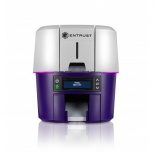 DataCard DS2 Impresora de Credenciales Simplex, Sublimación de Tinta, 300 x 300DPI, USB/Ethernet, Gris/Violeta