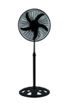 Decakila Ventilador KUFC009B, 3 Velocidades, 18", Negro
