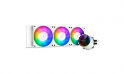 DeepCool CASTLE 360EX A-RGB WH Enfriamiento Líquido para CPU, 3 x 120mm, 500 - 1800RPM