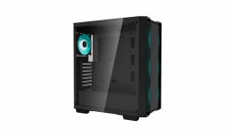 Gabinete DeepCool CC560, Midi-Tower, ATX/Micro-ATX/Mini-ITX, USB 2.0/3.0, con Fuente de 600W, 4 Ventiladores Instalados, Negro image