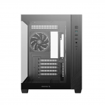 Gabinete DeepCool CG330 3F, Midi-Tower, Micro-ATX/Mini-ITX, USB 2.0, sin Fuente, 3 Ventiladores Instalados, Negro - Imagen adicional 1