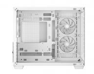 Gabinete DeepCool CG330 3F, Micro-Tower, Micro-ATX/Mini-ITX, USB 2.0/3.0, sin Fuente, 3 Ventiladores Instalados, Blanco - Imagen adicional 3