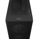 Gabinete DeepCool CH360 DIGITAL, Micro-Tower, Micro-ATX/Mini-ITX, USB 3.0, sin Fuente, 3 Ventiladores Instalados, Negro image