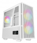 Gabinete DeepCool CH360, Micro-Tower, Micro-ATX/Mini-ITX, USB 3.0, sin Fuente, 3 Ventiladores Instalados, Blanco image