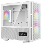 Gabinete DeepCool CH360, Micro-Tower, Micro-ATX/Mini-ITX, USB 3.0, sin Fuente, 3 Ventiladores Instalados, Blanco image