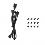 Ventilador DeepCool FL12, 3x 120mm, 2150RPM, RGB, Negro  image