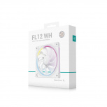 Ventilador DeepCool FL12, 120mm, 2150RPM, ARGB, Blanco  image