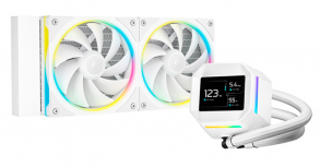 DeepCool LM240 Enfriamiento Líquido para CPU, 2x 120mm, hasta 2400RPM, Blanco