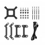 DeepCool LP240 ARGB Enfriamiento Líquido para CPU, 2x 120mm, hasta 2400RPM, Negro image