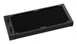 DeepCool LQ240 ARGB Enfriamiento Líquido para CPU, 2x 120mm, hasta 2400RPM, Negro  image