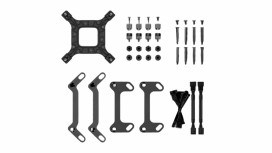 DeepCool LS520 Zero Dark Enfriamiento Líquido para CPU, 2x 120mm, hasta 2250RPM, Negro  image