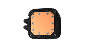 DeepCool LS520 Zero Dark Enfriamiento Líquido para CPU, 2x 120mm, hasta 2250RPM, Negro  image