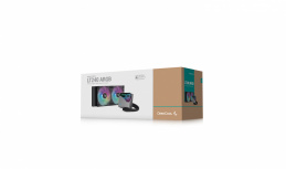 DeepCool LT240 Enfriamiento Líquido para CPU, 2x 120mm, hasta 2400RPM, Negro image