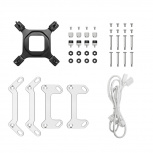 DeepCool MYSTIQUE 240 LX240 Enfriamiento Líquido para CPU, 2x 120mm, hasta 2400RPM, Blanco  image