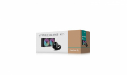 DeepCool MYSTIQUE 240 LX550 Enfriamiento Líquido para CPU, 2x 120mm, hasta 2400RPM, Negro  image