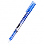 Deli Bolígrafo de Gel EQ300-BL, Punto Fino 0.5mm, Azul, 12 Piezas