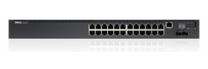 Switch Dell Gigabit Ethernet PowerConnect N2024P, 24 Puertos 10/100/1000Mbps + 2 Puertos SFP, 172 Gbit/s, 8192 Entradas - Administrable