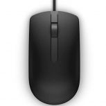 Mouse Dell MS116, Alámbrico, Óptico, 1.000DPI, USB-A, Negro image