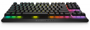 Teclado Gamer Dell Alienware AW420K LED RGB TKL, Teclado Mecánico, Cherry MX Red, Alámbrico, USB, Negro, Inglés