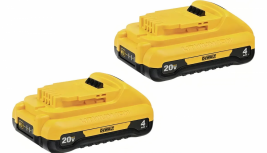 DeWALT Batería Ion de Litio DCB240, 20V, 4 Ah