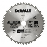 DeWALT Disco para Sierra DWA03210, 10", 80 Dientes, para Madera/Aluminio