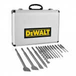 DeWALT Juego de Brocas y Cinceles para Metal/Plástico DWA0870, 15 Piezas