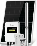 Deye Bomba de Agua Solar Sumergible SP800DCKIT, 3600L/h, 1HP