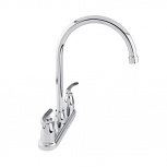 Dica Mezcladora U3 4334, Latón, para Lavabo de Baño