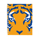 Dietrix Cuaderno Profesional First Class Club Tigres UANL, 80 hojas de Raya, Multicolor