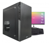 Computadora Digital Master Pc BASICS 5600GE V1, AMD Ryzen 5 5600GE, 8GB, 480GB SSD, Windows 11 Prueba + Teclado/Mouse/Monitor de 21.5"