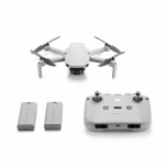 Drone DJI Mini 2 SE Combo con Cámara 2K, 4 Rotores, hasta 10000 Metros, Gris