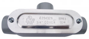 Domex Caja Condulet T-63, 3 Puertos, 2", Aluminio