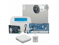 DSC Kit Sistema de Alarma NEO-LCDRF-LE4050M/ VIDEO HUB, Alámbrico/Inalámbrico, 32 Zonas de Alarma, 4 Sensores Puerta/Ventana, con Panel de Control