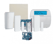 DSC Kit Sistema de Alarma NEO-RF-LCD-3G, incluye Teclado/Comunicador/Sensor PIR/2 Contactos Magnéticos/Transformador/Gabinete