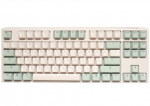 Teclado Gamer Ducky One 3 Matcha TKL, Teclado Mecánico, Cherry MX Red, Alámbrico, USB, Multicolor, Inglés
