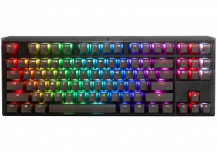 Teclado Gamer Ducky ONE 3 LED RGB TKL, Teclado Mecánico, Cherry MX Silent Red, Alámbrico, USB, Negro, Inglés