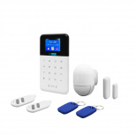 DuoSmart Kit Sistema de Alarma C30, Inalámbrico, WiFi, RF, Incluye Panel/PIR/Magneto/2 Llaveros