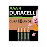 Duracell Pila Recargable AAA, 1.2V, 4 Piezas