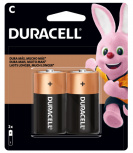 Duracell Pila Alcalina C, 2 Piezas