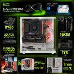 Computadora Gamer DXT Gaming CM-01048, Intel Core i7-14700F, NVIDIA GeForce RTX 5060, 16GB, 1TB SSD, Wi-Fi, Windows 11 Prueba + Teclado/Mouse/Monitor de 27" - Imagen adicional 3